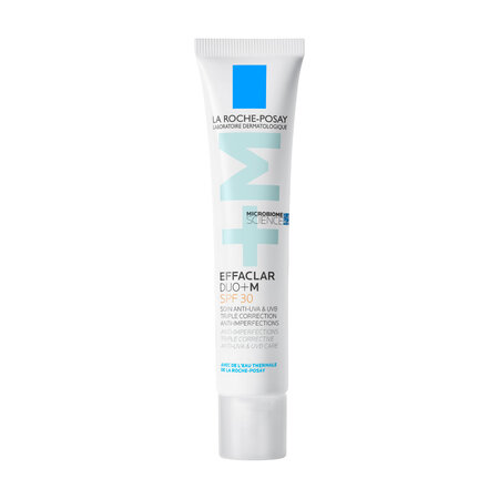 Crema de fata anti-imperfectiuni pentru ten gras cu tendinta acneica SPF 30 Effaclar Duo+, 40ml, La Roche-Posay