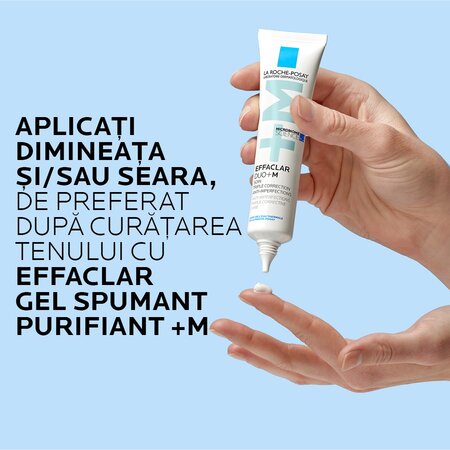 Gel-crema anti-imperfectiuni Effaclar Duo+, 40ml, La Roche-Posay 809307