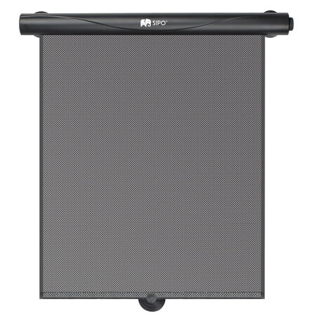 Set 2 parasolare tip rulou pentru geam auto, Negru, Sipo 724878