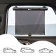 Set 2 parasolare tip rulou pentru geam auto, Negru, Sipo 724876