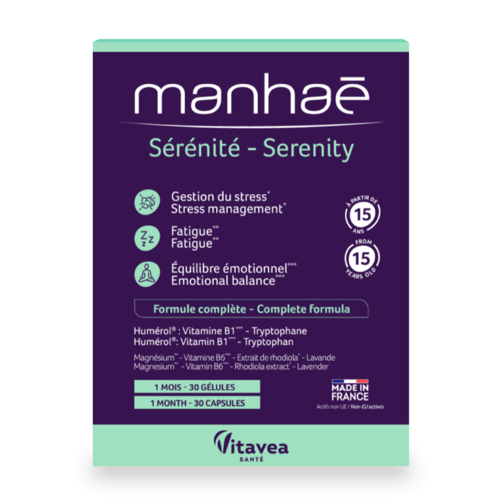 Serenite Manhae, 30 capsule vegetale, Vitavea Sante