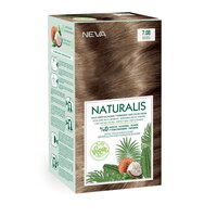 Vopsea de par vegana fara amoniac Naturalis, 7.08 Blond Nisipiu, 150 ml, Neva