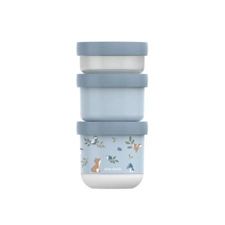 Set 3 caserole stivuibile Forest Friends, Little Dutch