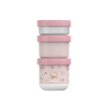 Set 3 caserole stivuibile Fairy Garden, Little Dutch