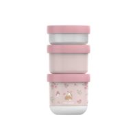 Set 3 caserole stivuibile Fairy Garden, Little Dutch