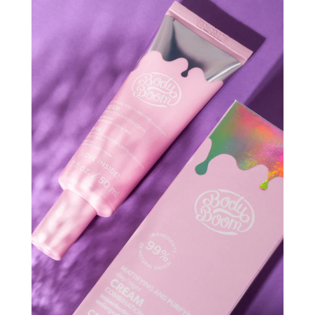Crema de fata matifianta pentru ten mixt si gras FaceBoom Basic, 50 ml, BodyBoom 725022