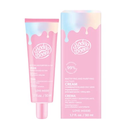 Crema de fata matifianta pentru ten mixt si gras FaceBoom Basic, 50 ml, BodyBoom