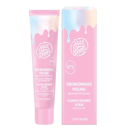 Scrub facial pentru ten mixt si gras FaceBoom Basic, 50 g, BodyBoom