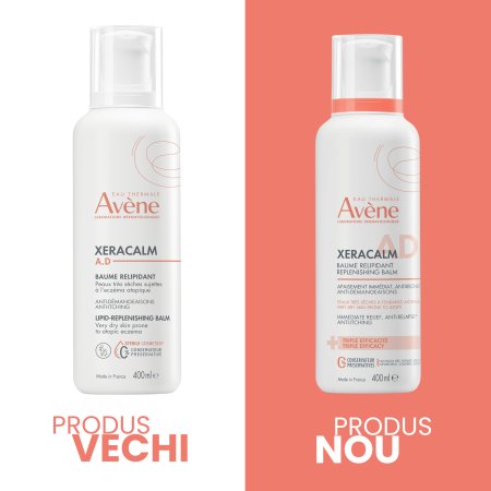 Balsam de refacere a lipidelor XeraCalm AD, 400 ml, Avene 782093