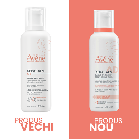 Balsam de refacere a lipidelor XeraCalm AD, 400 ml, Avene 782093