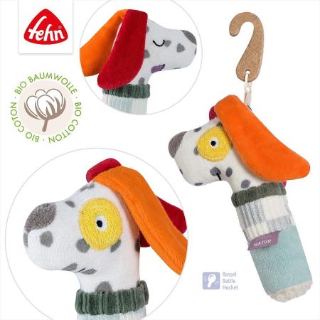 Jucarie pentru dexteritate Catelus, 0 luni+, Fehn 725062