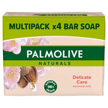 Sapun solid Almond, 4 x 90 g, Palmolive