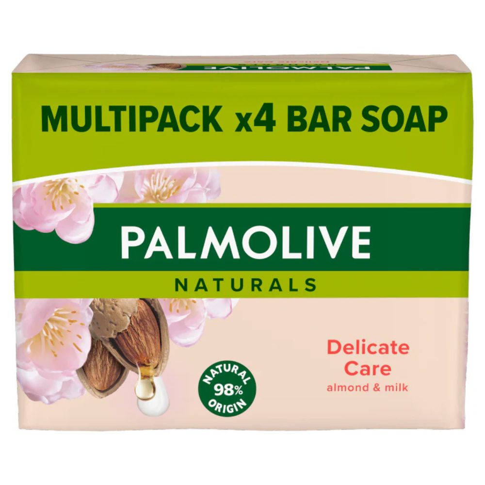 Sapun solid Almond, 4 x 90 g, Palmolive