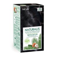 Vopsea de par vegana fara amoniac Naturalis, 3.0, Saten Inchis, 150 ml, Neva
