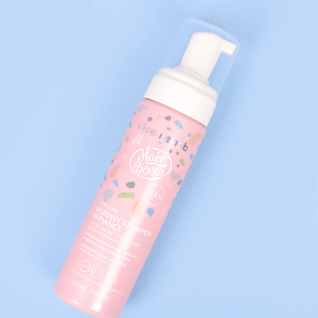 Sampon ultrausor cu orez HairBoom Rice Rehab, 200 ml, BodyBoom 725130