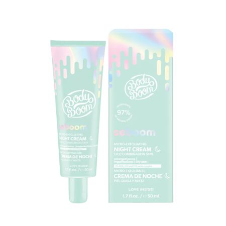 Crema de noapte micro-exfolianta Seboom, 50 ml, BodyBoom