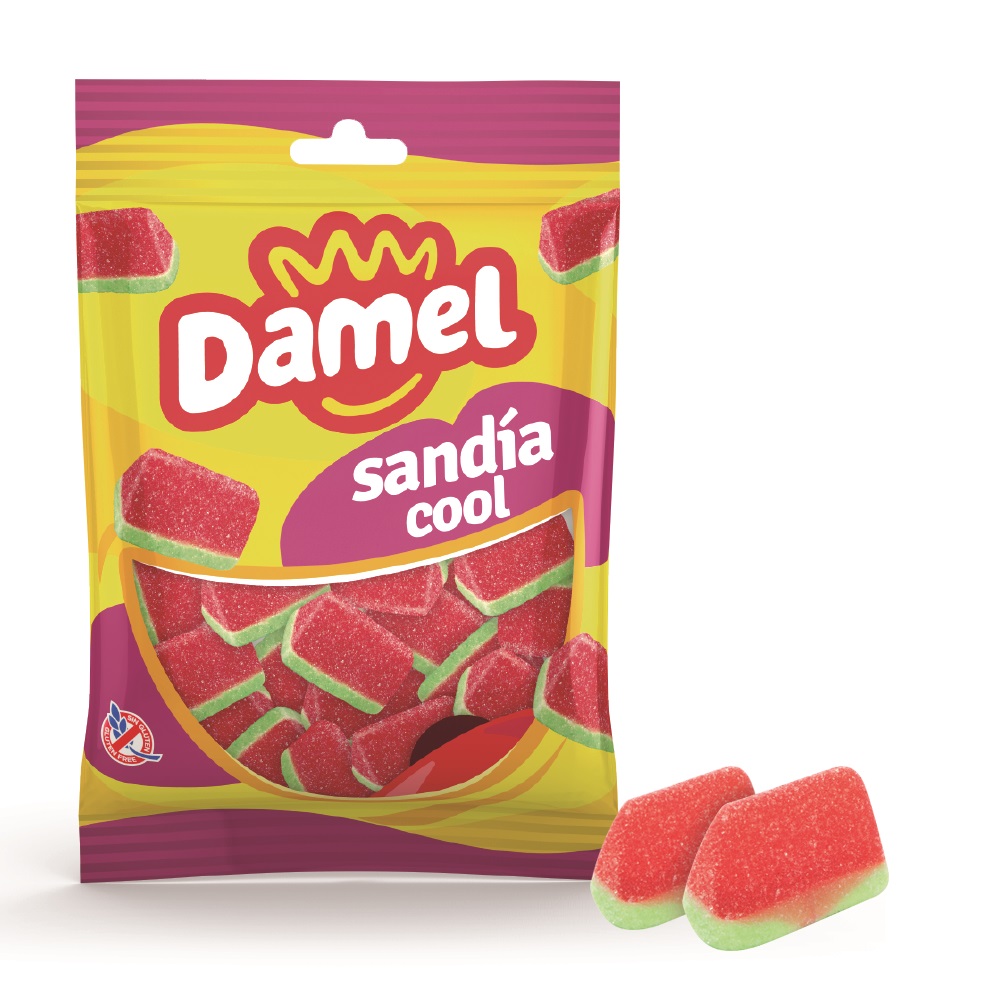 Jeleuri gumate, Felii de Pepene, 80 g, Damel