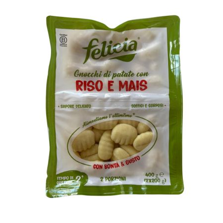 Gnocchi de cartofi cu orez si porumb, 2x200 g, Felicia