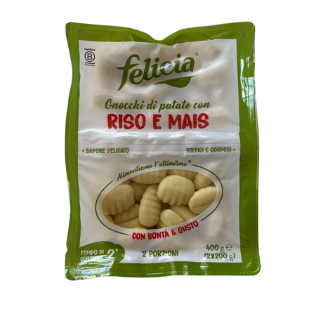 Gnocchi de cartofi cu orez si porumb, 2x200 g, Felicia
