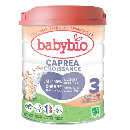 Lapte praf Bio de capra Formula 3, 10 luni+, 800 gr, BabyBio