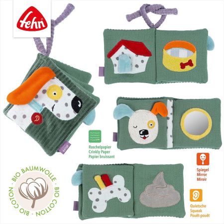 Carte din plus pentru bebelusi Catelus, 0 luni+, Fehn 725296