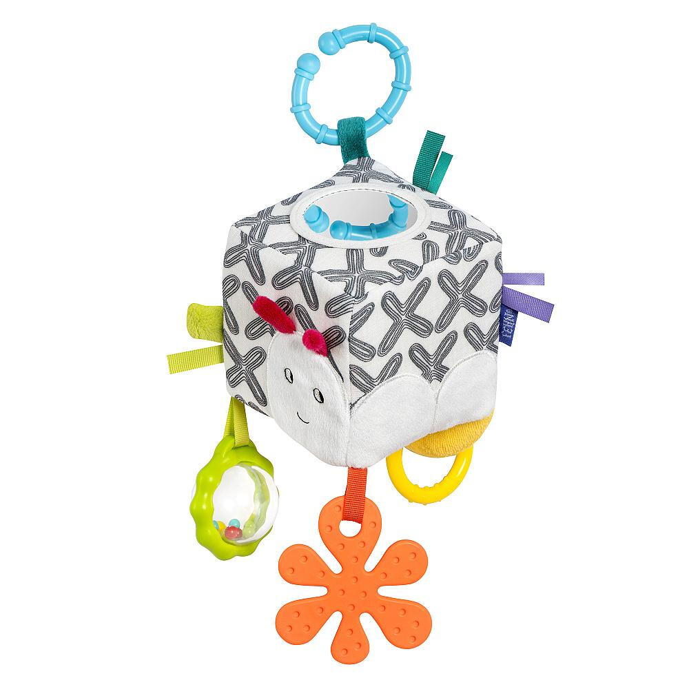 Cub din plus cu activitati - Omiduta vesela, 3 luni+, Fehn