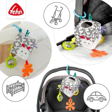 Cub din plus cu activitati - Omiduta vesela, 3 luni+, Fehn 725329