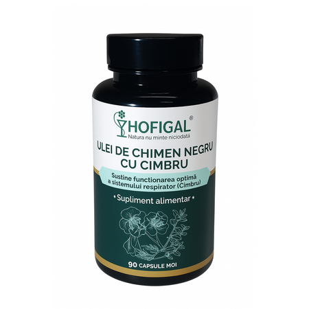 Ulei de chimen negru cu cimbru, 90 capsule, Hofigal