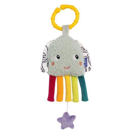 Jucarie muzicala mini Caracatita colorata, 0 luni+, Fehn