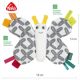 Jucarie fosnitoare Fluturas vesel, 0 luni+, Fehn 725398
