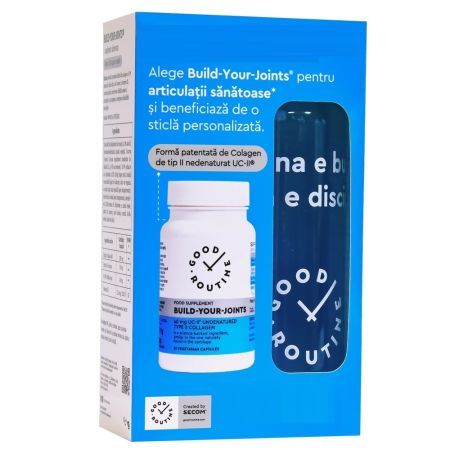 Pachet Build-Your-Joints + sticla, 30 capsule, Good Routine
