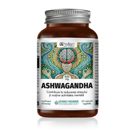 Ashwagandha, 400 mg, 60 capsule vegetale, Hyllan