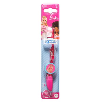 Periuta de dinti luminos, 3 ani+, Barbie, Mr. White