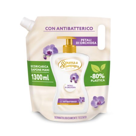 Rezerva sapun lichid, Orhidee, 1300 ml, Spuma di Sciampagna