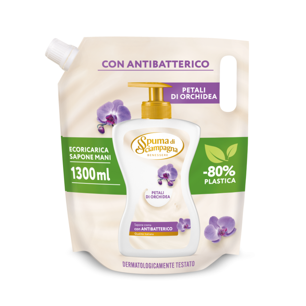 Rezerva sapun lichid, Orhidee, 1300 ml, Spuma di Sciampagna