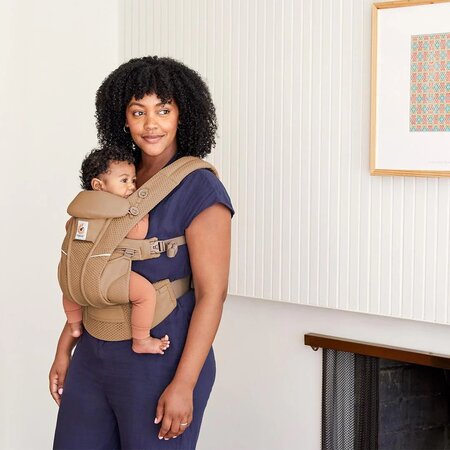 Marsupiu Omni Breeze, Camel Brown, 0-48 luni, Ergobaby 725567