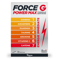 Force G Power Max, 10 fiole buvabile x 10 ml, Vitavea Sante
