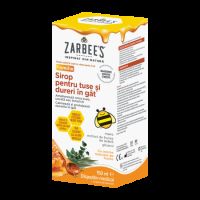 Sirop pentru tuse si dureri in gat, 2 ani+, 150 ml, Zarbee's