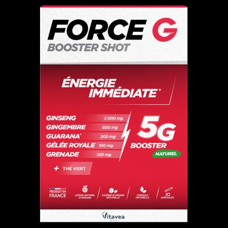 Force G Booster Shot, 10 fiole buvabile, Vitavea Sante