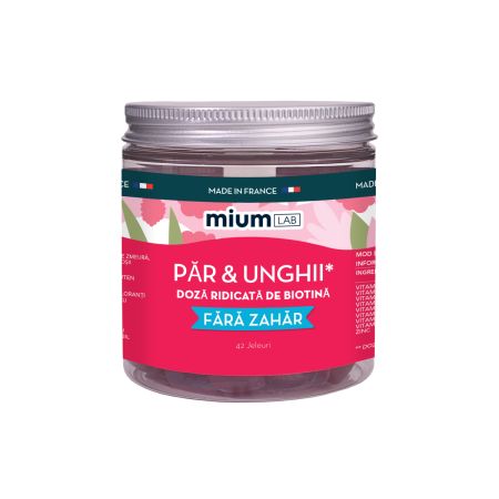 Jeleuri pentru par si unghii, 105 g, Mium Lab