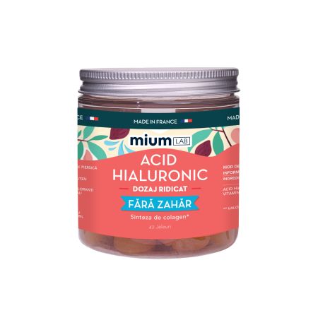 Jeleuri cu Acid Hialuronic, 42 bucati, Mium Lab