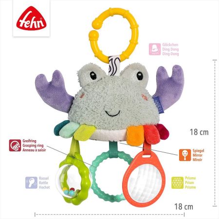 Centru de activitati mini, Crabul vesel, 3 luni+, Fehn 726062