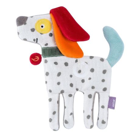 Jucarie fosnitoare, 0 luni+, Catelus Natur, Fehn