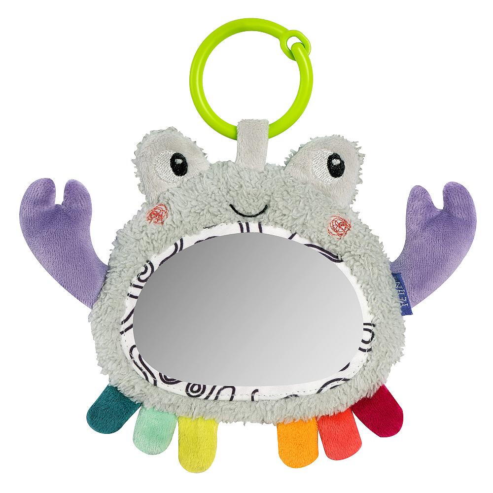 Oglinda pentru bebelusi, Crabul vesel, 0 luni+, Fehn