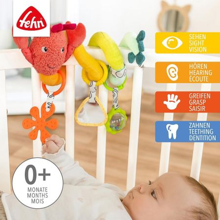 Jucarie spirala, Racul vesel, 0 luni+, Fehn 726096