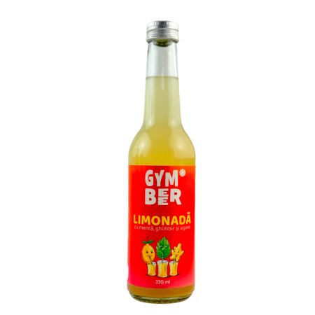 Limonada cu Menta, Ghmbir si Agave, 330 ml, Gym Beer