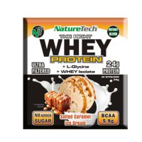 Pudra cu proteina 24g Mix Instant, Caramel Sarat, 34 g, Nature Tech