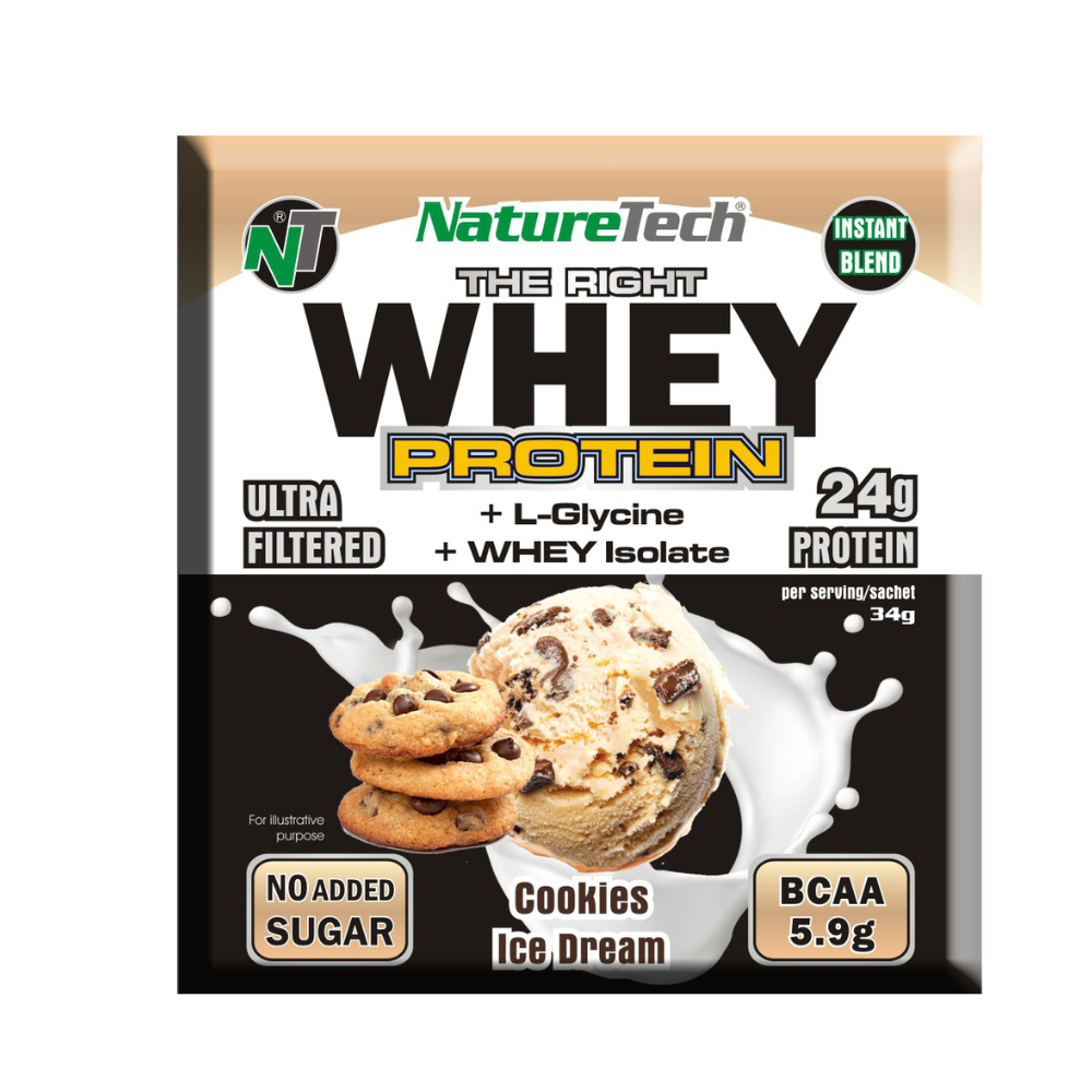 Pudra cu proteina 24g Mix Instant, Cookies, 34 g, Nature Tech