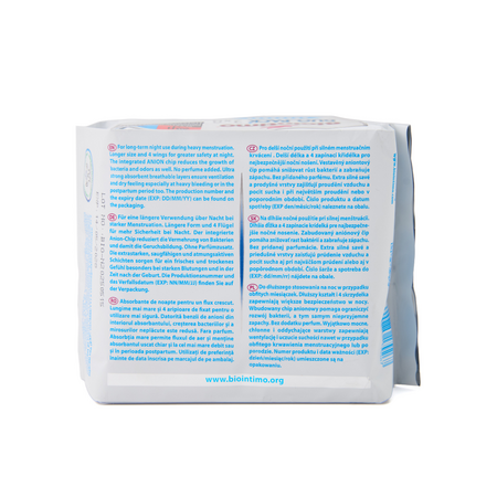 Absorbante de noapte, 16 bucati, Biointimo 726309