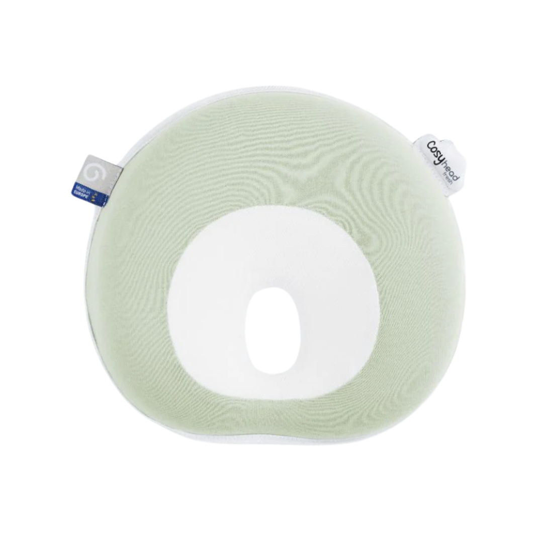 Perna anti-plagiocefalie Cosyhead Fresh, Sage Green, BabyMoov